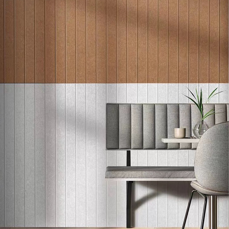 Gerecycled ECO-materiaal 100% huisdiervilt Polyestervezel Akoestisch paneel Dempende vlambestendige muur Akoestisch paneel Plaatproductie