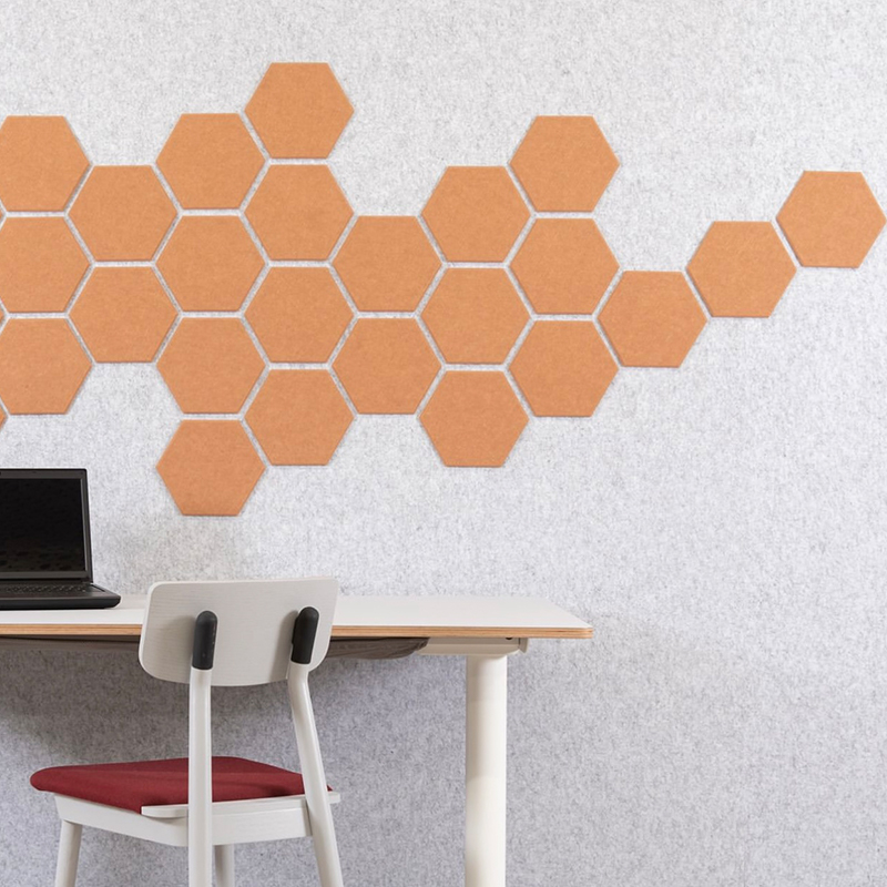 Aanpasbaar gegroefd geluidsabsorberend paneel van polyestervezel Aanpasbaar gegroefd geluidsabsorberend paneel van polyestervezel