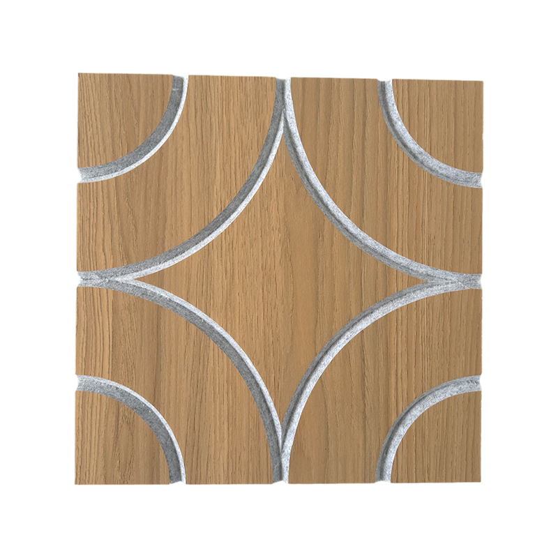 Premium modern design houten akoestische panelen voor thuiskantoor, schoolhotel, uitstekende geluidsabsorptie wandpaneelplaten