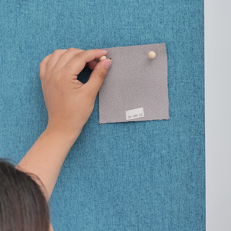 Wit schrijfakoestisch bord voor kantoorvergaderruimte, stof omwikkeld met magnetisch gehard glas, geluidsabsorberend met schrijven Wit schrijfakoestisch bord voor kantoorvergaderruimte, stof omwikkeld met magnetisch gehard glas, geluidsabsorberend met schrijven