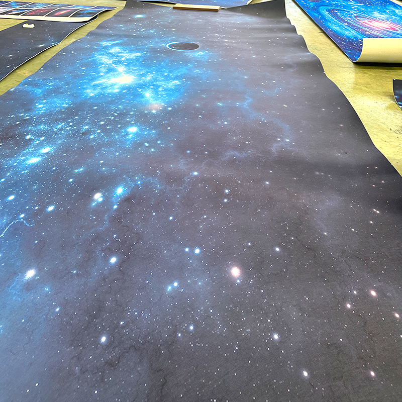 Naadloos sterrenplafond - Aanpasbaar, eenvoudig te installeren, geluidsabsorberend voor bioscopen/hotels Naadloos sterrenplafond - Aanpasbaar, eenvoudig te installeren, geluidsabsorberend voor bioscopen/hotels