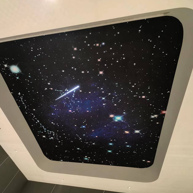 Moderne Star Top-plafondlampbalk voor KTV Audiovisuele kamer Glasvezel Sky Star Decoratieve projectorlamp Direct Moderne Star Top-plafondlampbalk voor KTV Audiovisuele kamer Glasvezel Sky Star Decoratieve projectorlamp Direct