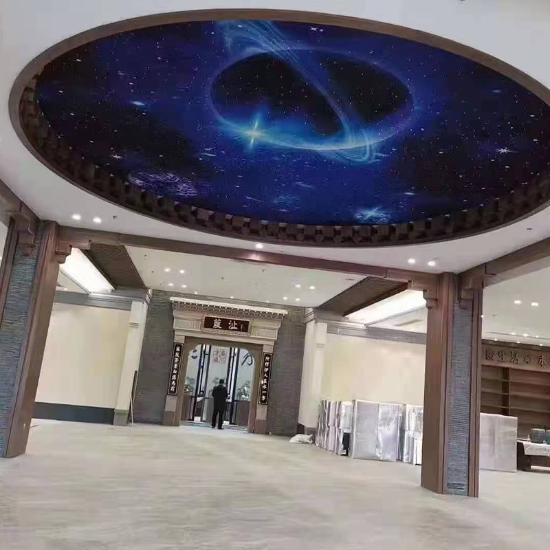 Moderne Star Top-plafondlampbalk voor KTV Audiovisuele kamer Glasvezel Sky Star Decoratieve projectorlamp Direct Moderne Star Top-plafondlampbalk voor KTV Audiovisuele kamer Glasvezel Sky Star Decoratieve projectorlamp Direct