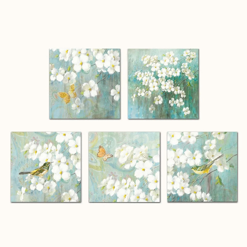 Akoestische paneelmuurschilderingen in moderne stijl met warmteoverdracht - HD, geluidsabsorberend, voor slaapkamer/woonkamer