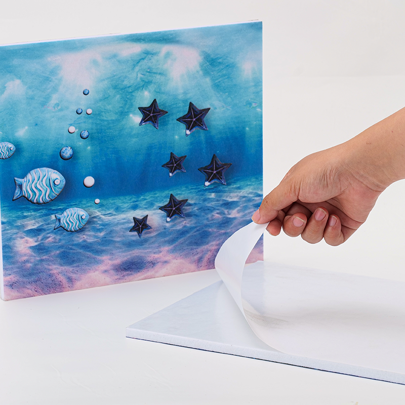 Lichte, op maat gemaakte muurschilderingspanelen met warmteoverdracht - bedrukbaar, zelfklevend, geluiddicht voor gangen