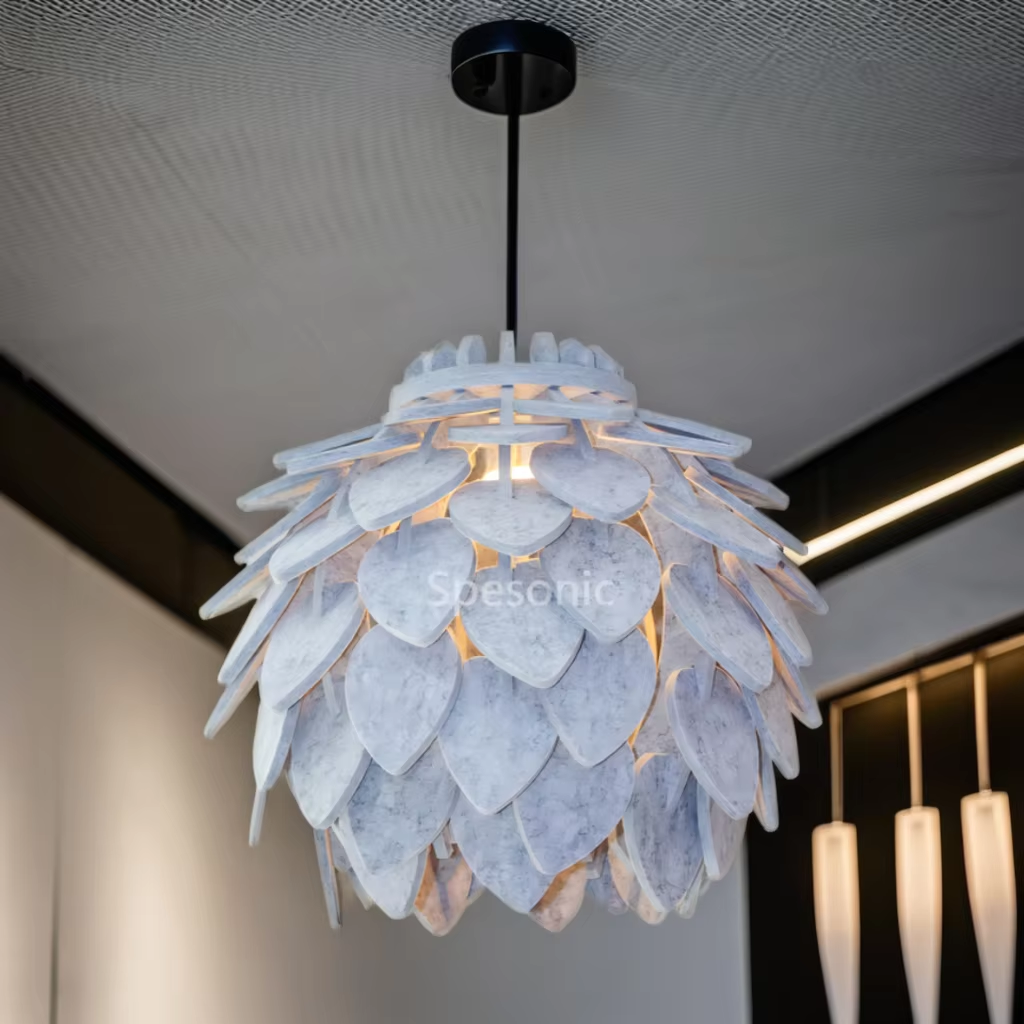 Anti-schimmel en anti-vochtigheid, hangend geluidsabsorberend paneel, geschikt voor bioscopen en kantoorlobby's