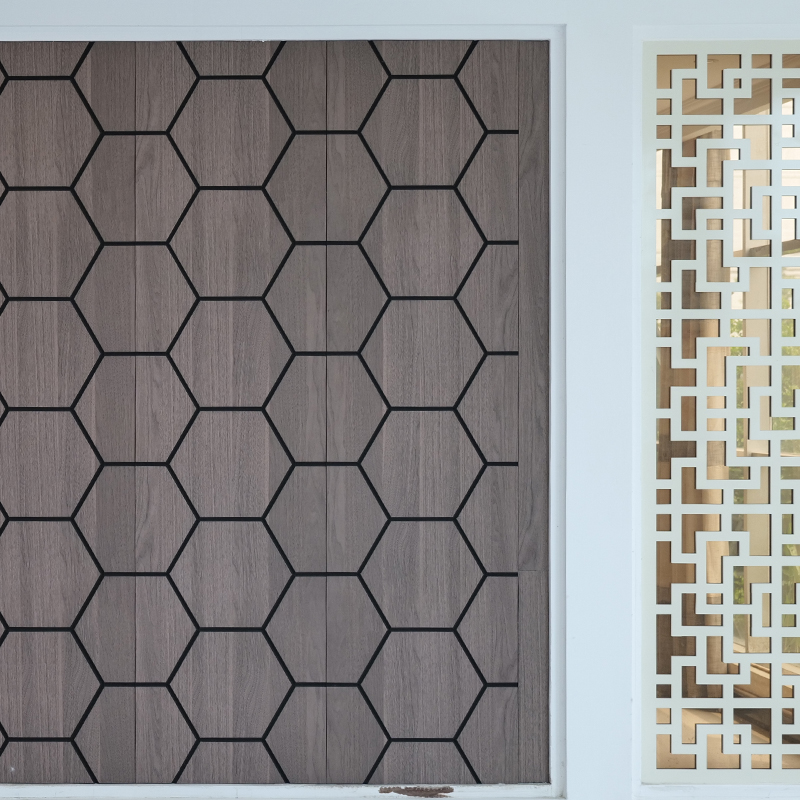 Moderne stijl akoestische panelen van PVC en polyestervezel - fabrieksmatig, geluiddicht voor thuis/kantoor