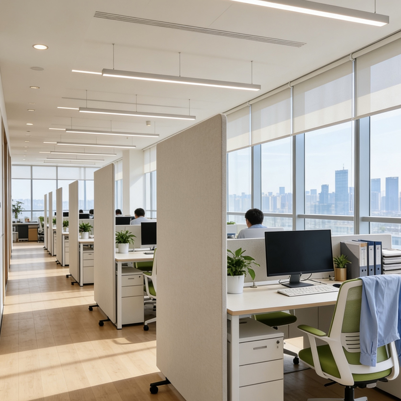 Aanpasbare maten 1700×1200×28mm Geluidsabsorberend scherm, Akoestische vloerverdeler